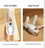 Shoe Dryer & Warmer, White UV Sterilization, PTC Heating, 48°C Fast Drying, 360° Warm Air, Intelligent Timer, Portable Foldable for Monsoon & Winter 50