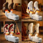 Shoe Dryer & Warmer, White UV Sterilization, PTC Heating, 48°C Fast Drying, 360° Warm Air, Intelligent Timer, Portable Foldable for Monsoon & Winter 50